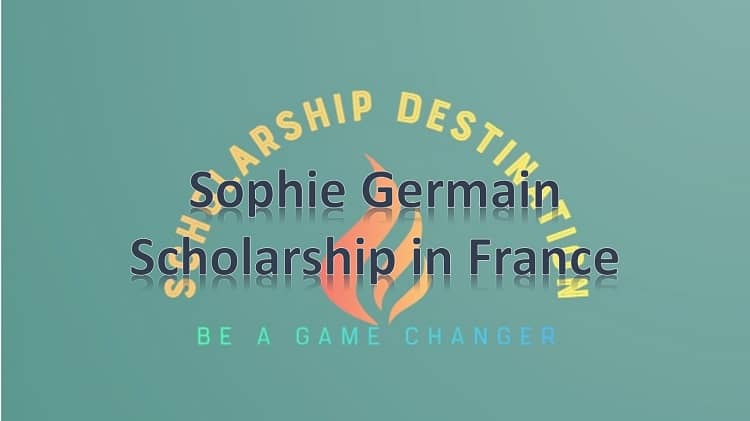 Sophie Germain Scholarship in France